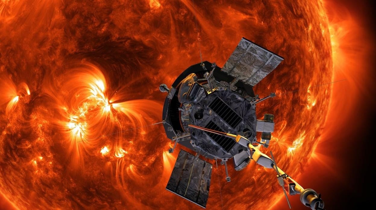 Recreación de la Parker Solar Probe