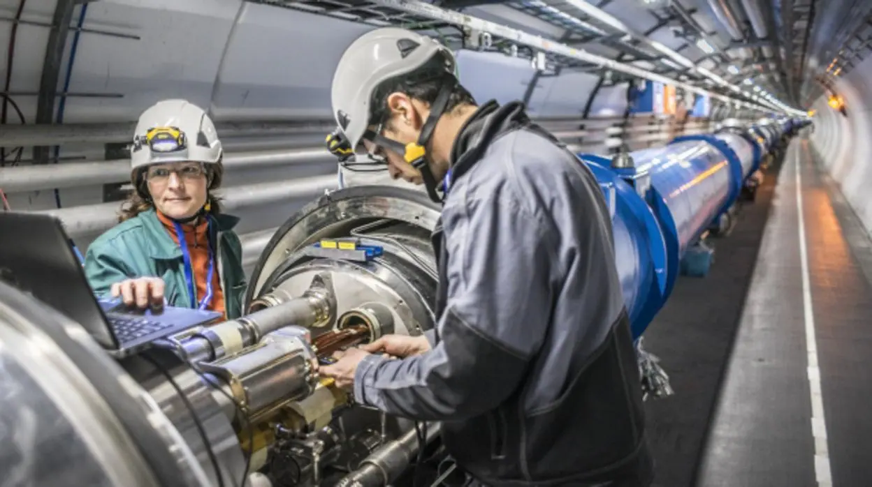 Imagen del LHC, que este año reinicia sus operaciones