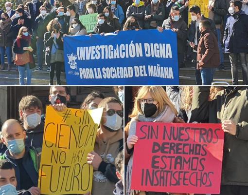 Imágenes de las manifestaciones del pasado 7 de febrero