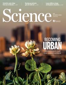 Portada de la revista 'Science'