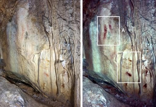 Las dos fases artísticas en la cueva de Ardales