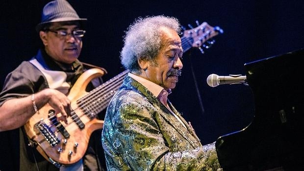 Allen Toussaint durante su último concierto en Madrid, poco antes de sufrir un infarto