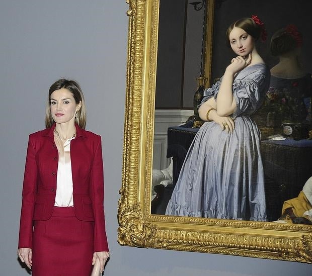 Doña Letizia disfruta con Ingres en el Prado