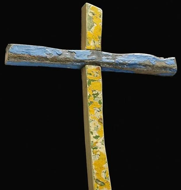 La cruz adquirida por el Museo Británico, obra del carpintero Francesco Tuccio