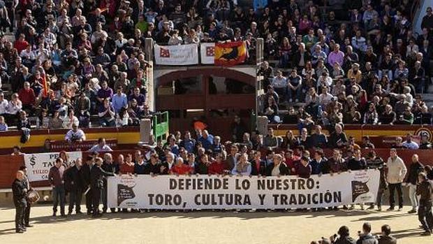 Manifestación del pasado año en Castellón por la libertad de ir a los toros