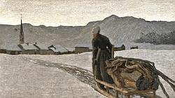 «Regreso del bosque», de Giovanni Segantini