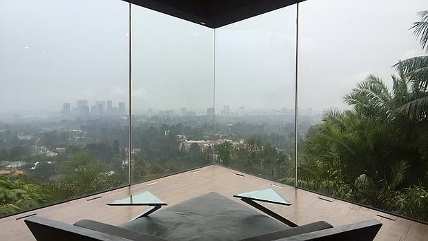 Vista de Los Ángeles desde la casa de El gran Lebowskii