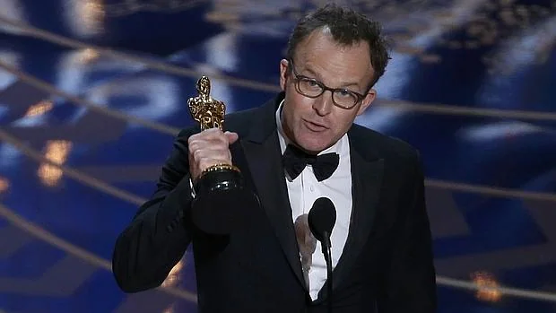 Tom McCarthy, director de «Spotlight», recogiendo el Oscar a la mejor película