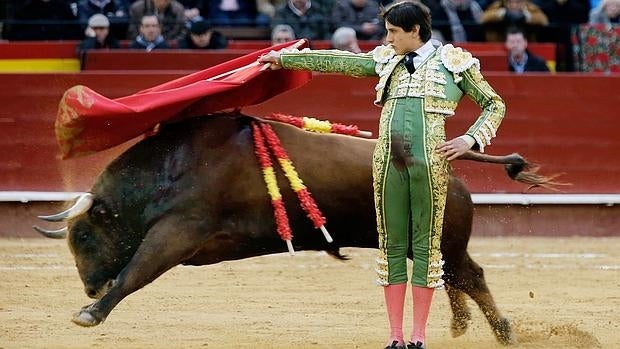 Roca Rey, en la Feria de Fallas