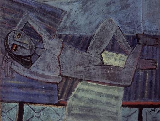 «El descanso de la modelo», de Wifredo Lam (1941)