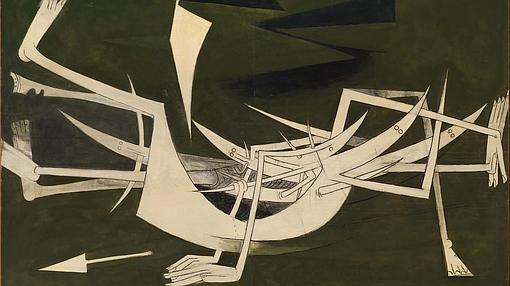«A tres centímetros de la tierra», de Wifredo Lam (1962)