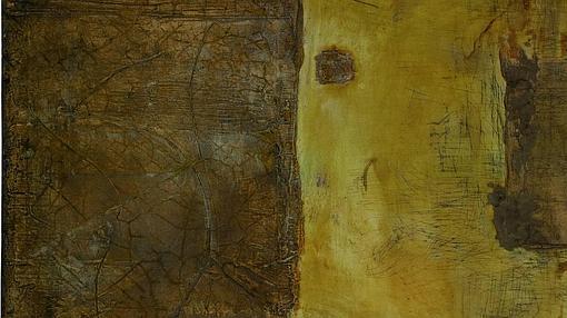 «Color terroso sobre fondo amarillento» (1954), de Antoni Tàpies