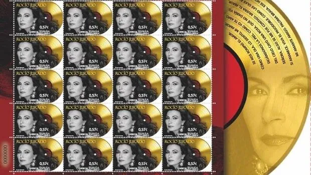 Salen a la venta 240.000 sellos de la cantante Rocío Jurado