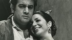 Teresa Berganza, con Plácido Domingo