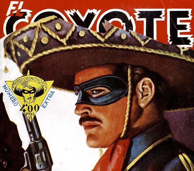 Ejemplar de la novela «El Coyote», que costaba 4 pesetas