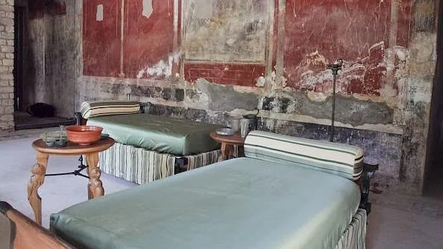 Interior de la Villa Imperial de Pompeya