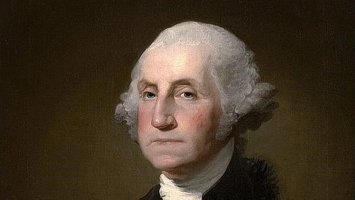 George Washington retratado por Gilbert Stuart