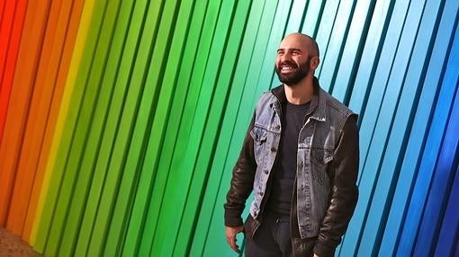 El artista Guillermo Mora en una imagen de archivo