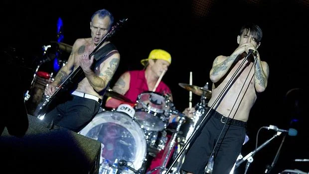 Red Hot Chily Peppers actuó en el Rock in Rio MAdrid 2012.