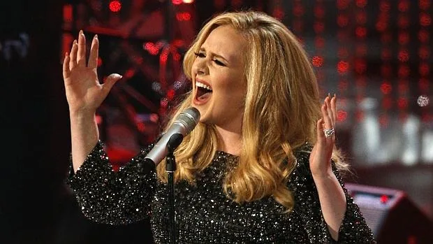 Adele, durante un concierto