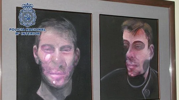 Siete detenidos en Madrid relacionados con el robo de cinco cuadros del pintor Francis Bacon