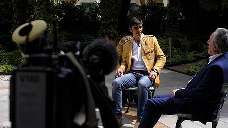 Perera, durante una entrevista con Federico Arnás para Tendido Cero, que se emite este sábado