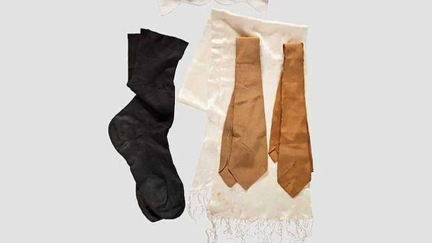 Calcetines y otras pertenencias de Adolf Hitler