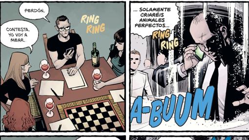 Palahniuk, convertido en un personaje en el cómic