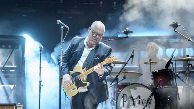 Black Francis, al frente de los Pixies, durante el concierto de anoche