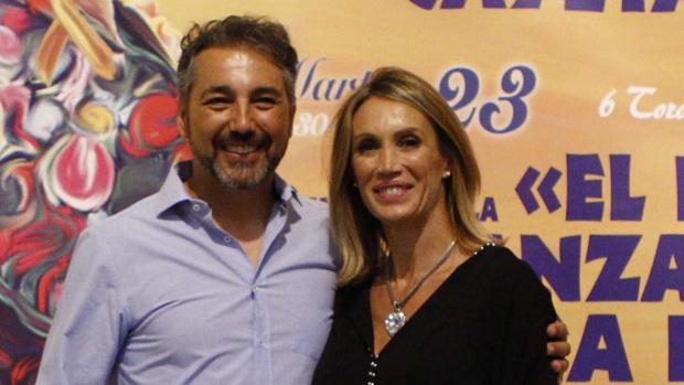 Cristina Sánchez, con el empresario de Cuenca, Maximino Pérez
