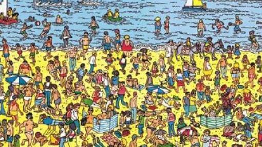 Dibujo de «¿Dónde está Wally?»