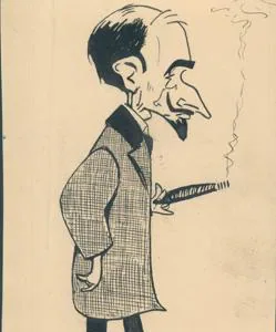 Caricatura de Jacinto Benavente