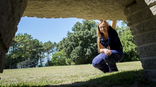 Myriam Seco, en el Palacio de la Magdalena en Santander