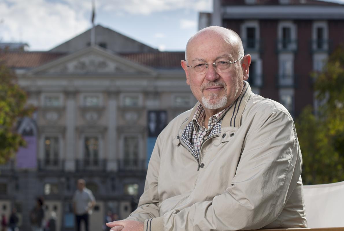 Juan Eslava Galán, la semana pasada en Madrid