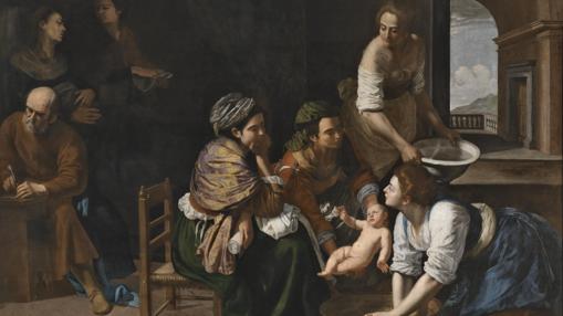 «El nacimiento de San Juan Bautista», de Artemisia Gentileschi