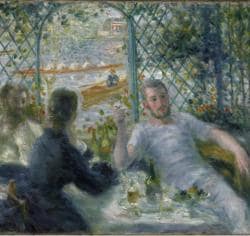 «El almuerzo de los remeros», de Renoir