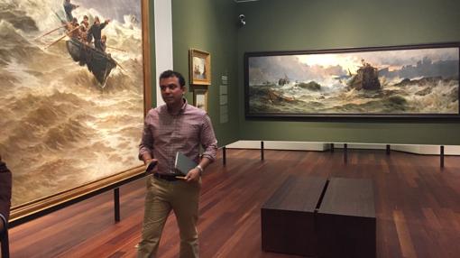 Una de las salas de pintura del XIX