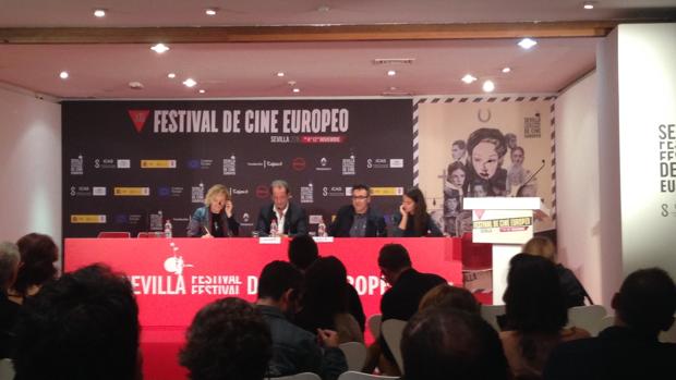 Vincent Lindon, en rueda de prensa en el Festival de Cine Europeo