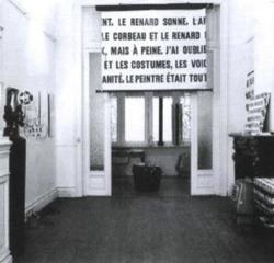 «El cuervo y el zorro», de Marcel Broodthaers
