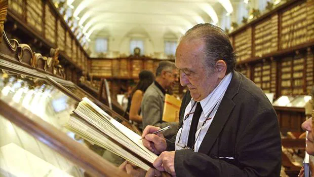 Ferlosio en la Biblioteca Casanatense (Roma, 2005)
