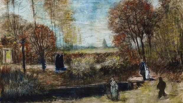 «El jardín de la casa rectoral de Nuenen», de Van Gogh