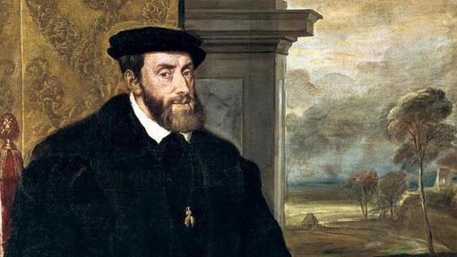 Carlos I, retratado por Tiziano