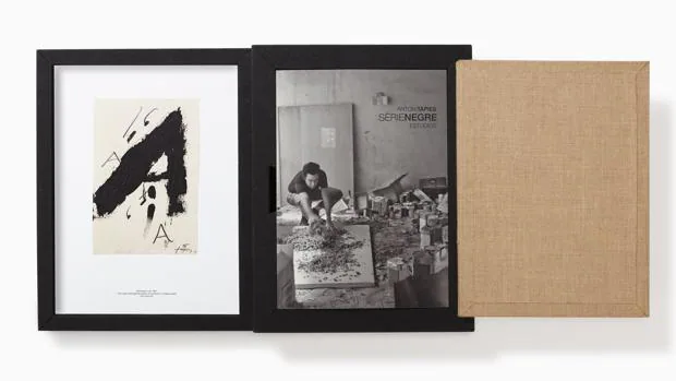 El libro «Antoni Tàpies. Serie Negra» es una edición única: numerada y de 998 ejemplares