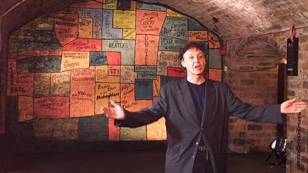 Paul McCartney, en una visita a la mítica sala de conciertos
