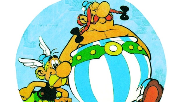 Asterix y Obélix salen de Francia en el álbum número 37 de su historia