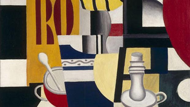 Detalle de «Nature morte aux chandeliers», de Fernand Léger, robado en París en 2010