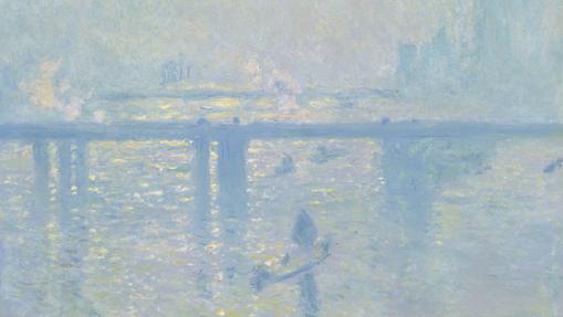 «El puente de Charing Cross», de Monet. Detalle