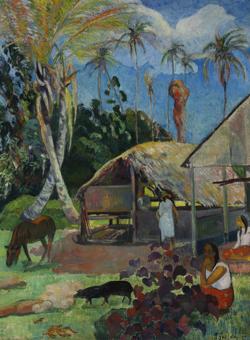 «Los cerdos negros», de Gauguin
