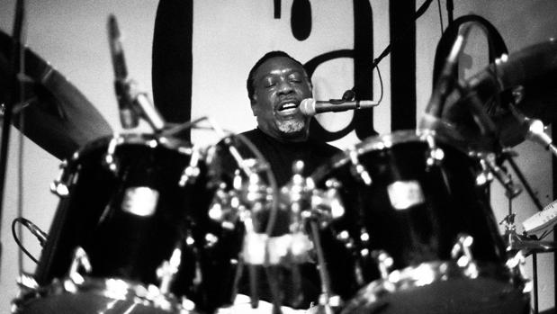 Clyde Stubblefield, en plena actuación