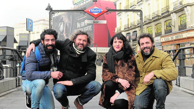 De izquierda a derecha, Federico Sposato, Arturo Prins, Dalila Virgolini y Gonzalo Elvira